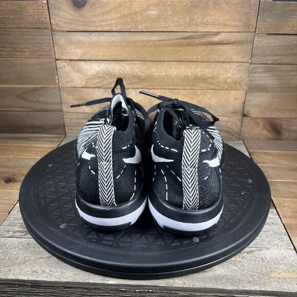 Nike Womens Size 8.5 Free Transform Flyknit 833410-010 Black Running Sneakers - Picture 4 of 10